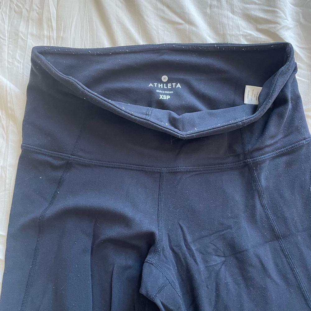Navy blue athleta leggings